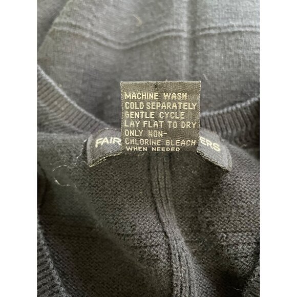 Fairway Outfitters Mens Vest Golf Sleeveless‎ V Neck Sweater Black Large - Picture 5 of 7